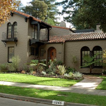 Exterior House Color - mediterranean - exterior - san francisco - STUDIO+ONE:DESIGN Spanish Style Exterior Paint Colors, Spanish Style Exterior, Mediterranean Exterior, Tuscan Style Homes, Exterior House Color, Mediterranean Style Homes, Stucco Exterior, Spanish Style Home, Casas Coloniales