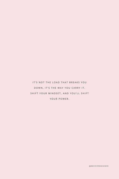 Life’s challenges won’t break you if you learn to carry them differently. Shift your mindset, and you’ll find the strength to rise. #MindsetShift #PersonalGrowth #MentalStrength #SelfEmpowerment #InnerStrength #OvercomeChallenges #PositiveMindset #Motivation #GrowthMindset #Resilience" Shift Your Mindset Quotes, Your Mindset Quotes, Quotes Strength, Mental Strength, Self Empowerment, Mindset Quotes, Tough Times, Uplifting Quotes, Quotes About Strength