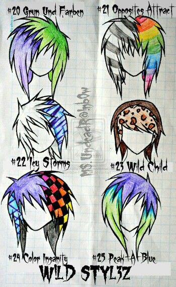 Goth Sketches, Emo And Scene, Scene Emo Art, Scene Hairstyles, Scene Kid Art, 2000s Scene, Estilo Emo, Some Drawings, Emo Scene Hair