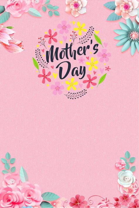 Pink Mother S Day Theme Background Mothers Day Advertising, Mothers Day Background, Mothers Day Cartoon, Mother's Day Theme, Mather Day, Mother's Day Background, Mothers Day Poster, Simple Poster, Day Background