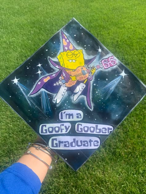 Grad Cap Ideas Spongebob, Graduation Cap Designs Naruto, Phineas And Ferb Graduation Cap, Cap Decoration Graduation Minecraft, College Graduation Cap Ideas Funny, Wall-e Graduation Cap, Graduation Cap Designs Minecraft, High School Grad Cap Ideas Funny, Avatar The Last Airbender Graduation Cap