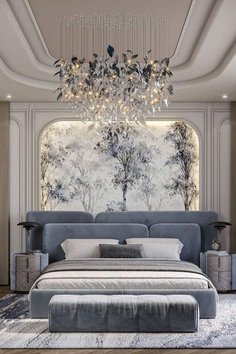 Neo Classical Bedroom, Classical Bedroom, Fall Interior Design, Beautiful Bed Designs, Classic Bedroom Design, Bedroom Interior Design Luxury, Modern Luxury Bedroom, Bedroom False Ceiling Design, Ceiling Design Bedroom