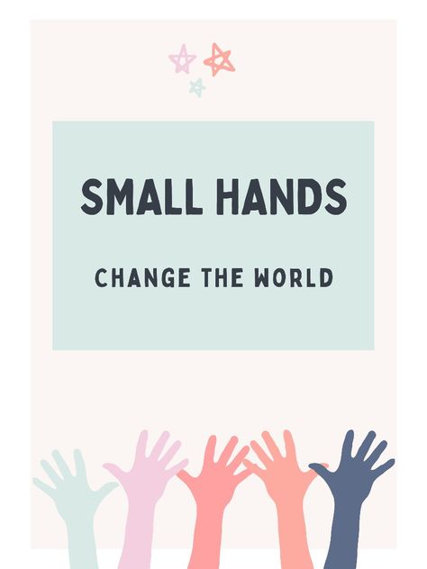 Small Hands Change The World, World Graphic, Small Hands, Photography Portfolio, Change The World, Graphic Prints, Portfolio, Home Decor Decals, The World