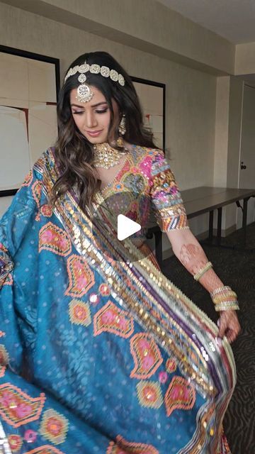 Vanita vipul patel on Instagram: "Too glam to give a d*mn  @chandspatel_ 
Chic happens @vanitapatelmakeovers 
Gorgoeus outfit @mayyurgirotracouture 
@hennabysheeru
@shanphotographyinc
@pritisweetweddings
@bellalumi
@dreamoccasions_chicago
@saffrondining
@creativesoundsent
@pallavibahlstyles
.
.
.
#bride #bridallook #bridemakeup #celebritymakeupartist #travelstylist #dallasmakeupartist #dallasmua #sangeet
.
.
.
#colors #sangeet #lehengacholi #style #fashion #bangles" Sangeet Look For Bride, Bridal Sangeet Outfits, Sangeet Outfit Bridal, Sangeet Look, Sangeet Outfit, Celebrity Makeup Artist, Bride Makeup, Lehenga Choli, Bridal Looks