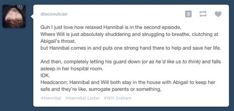 From Headcanon to canon Hannigram Headcanons, Strong Hand, Geek Out, Save Her, Puns, Just Love, Canon, Two By Two, Geek Stuff