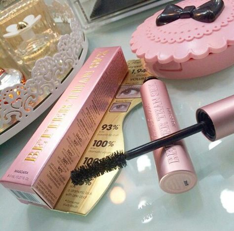 #TooFaced #BetterThanSex #Mascara Too Faced Mascara, Studio Makeup, Volumizing Mascara, Cake Face, I Am Beautiful, Pink Vibes, Volume Mascara, Too Faced Cosmetics, Cute Makeup