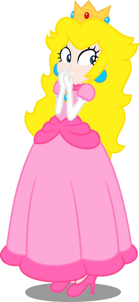 Princess Peach - in Equestria Girls style by AtomicMillennial on DeviantArt Princess Peach Tennis, Mario Princesses, Princess Academy, Super Princess Peach, Super Princess, Nintendo Princess, Princess Daisy, Princesa Peach, Super Mario Art