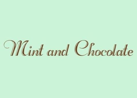 Mint And Brown Aesthetic, Mint Chocolate Chip Aesthetic, Mint Choco Aesthetic, Mint Chocolate Aesthetic, Mint And Brown, Mint Cocoa, Mint Choco, Chocolate Girl, Mint Aesthetic