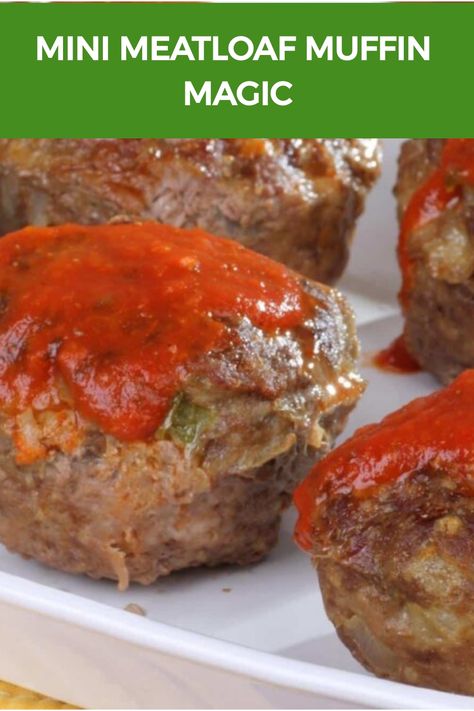 Mini Meatloaf Muffin Magic Healthy Meatloaf Muffins, Healthy Meatloaf Recipe, Meatloaf Muffins Recipe, Mini Meatloaf Muffins, Savory Meatloaf, Pork Mince Recipes, Meatloaf Topping, Perfect Meatloaf, Meatloaf Recipes Healthy