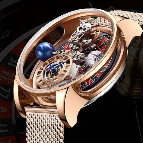 Casino Roulette, Tourbillon Watch, Luxury Timepieces, Waterproof Watch, Hollow Design, Water Design, Luxury Watches For Men, Diamond Watch, Mechanical Watch