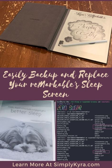 Switch Out Your reMarkable’s Sleep Screen… Plus Easily Back it Up – Simply Kyra Remarkable 2 Ideas, Remarkable Tablet, Remarkable 2, Notebook Ideas, Apple Computer, Pinterest Tips, Organization Planning, Planner Paper, Work Life