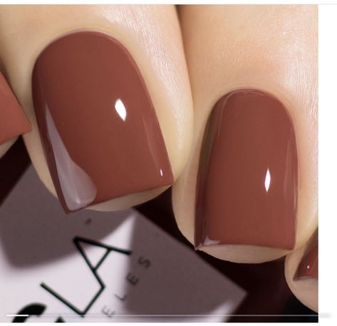 Burnt Orange Nail Color, Burnt Orange Toe Nails, Burnt Sienna Nails, Rust Nail Color, Psl Nails, Burnt Red Nails, Fall Nails Orange Brown, Deep Orange Nails, Rusty Orange Nails