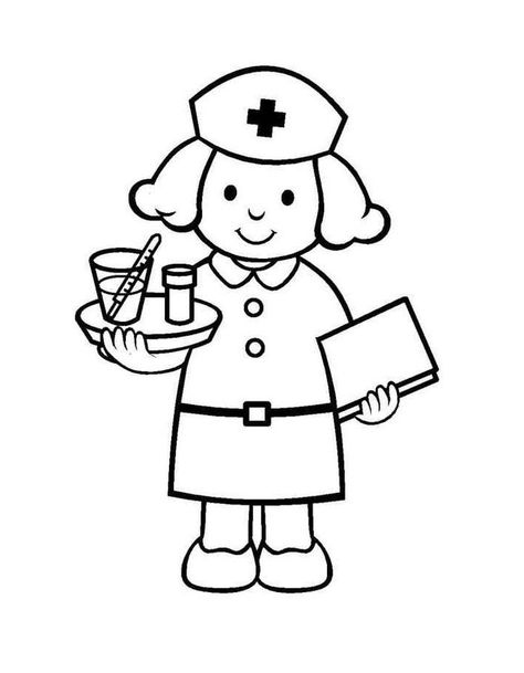 Nurse Coloring Pages School Nurse Printables, Nurse Coloring Pages, School Nurse Posters, Nurse Supplies, Nurse Drawing, National Nurses Week, Book Clip Art, Christmas Mandala, Nursing Books