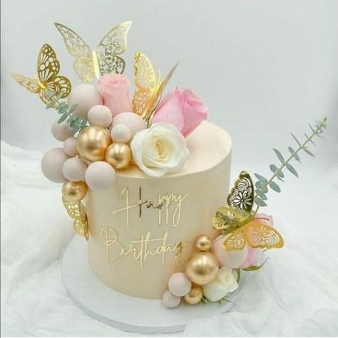 Cake Love Valentine's Day, Picnic Rosa, 50th Birthday Cake Images, Cake Designs For Kids, Fondant Flower Tutorial, Butterfly Birthday Cakes, Making Cakes, 60th Birthday Cakes, 16 Birthday Cake