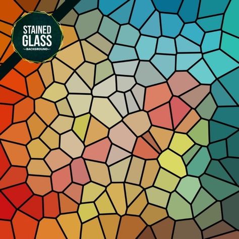 Glass Texture Seamless, Stained Glass Texture, Stained Glass Illustration, Stained Glass Background, Glass Background, Modern Stained Glass, Brick Wall Background, Geometric Vector, Geometric Vintage