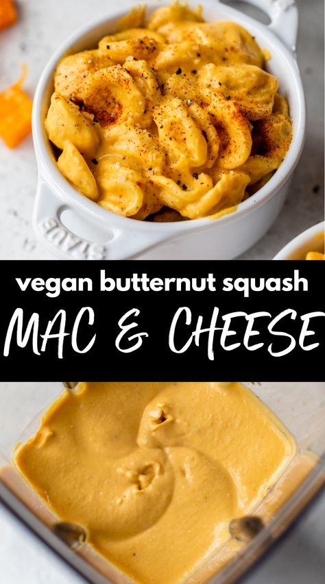 Butternut Squash Vegan, Vegan Mac N Cheese Recipe, Artisan Rolls, Pizza Pasta Recipe, Mac And Cheese Healthy, Vegetarian Recipes For Beginners, Squash Mac And Cheese, Vegan Mac N Cheese, Butternut Squash Mac