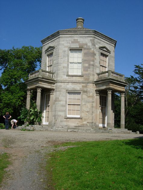 Garden Temple, Mount Stewart, Garden Follies, Garden Folly, Irish Architecture, Building A Small House, Small Castles, Stone Cottages, Unusual Buildings