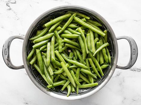 How to Steam Fresh Green Beans - Easy Side Dish - Budget Bytes Steam Fresh Green Beans, Green Beans Easy, Potassium Recipes, Low Potassium Recipes, Steamed Carrots, Can Green Beans, Steamed Green Beans, Budget Bytes, Soy Free Recipes