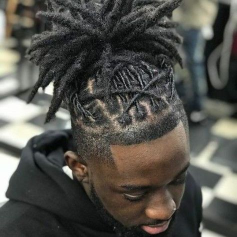 Tapered Locs, Loc Hairstyles For Men, High Top Dreads, Short Dread Styles, Men Locs, Dreads Short Hair, Mens Dreadlock Styles, Loc Appreciation, Short Dreadlocks Styles