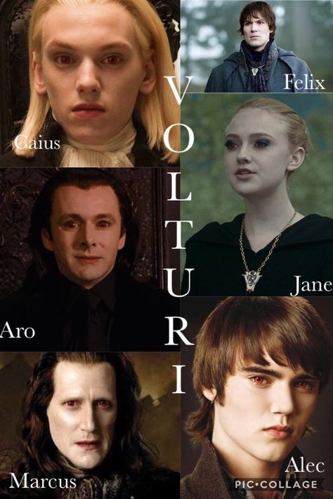 Caius, Felix, Aro, Jane, Marcus et Alec Volturi Twilight, Twilight Volturi, Scarie Movie, Twilight Facts, Twilight Poster, Twilight Wolf, Twilight Saga Books, Vampire Twilight, Twilight Quotes