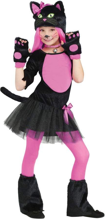 Fun World& Miss Kitty Child's Halloween Costume #halloweencostumes #costumesforboys #kidscostumes #afflink #costumesforgirls Cat Girl Costume, Cat Costume Diy, Cat Dressed Up, Image Halloween, Black Halloween Dress, Cat Halloween Costume, Miss Kitty, Cat Costume, Halloween Fancy Dress