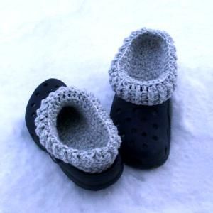 Crochet Clog Liners Free Pattern, Crochet Croc Liners Free Pattern, Croc Socks, Crocheting Socks, Slipper Pattern, Crochet Slipper, Kids Crochet Pattern, Crochet Slipper Pattern, Crochet Tips