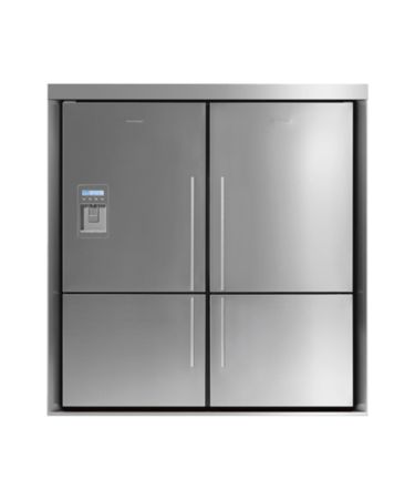 Fisher Paykel 23990 Single Surround Kit for French door Fridge Freezer Wide Refrigerator, Refrigerator Cabinets, Built In Oven, Smeg Refrigerator, American Fridge Freezer, Refrigerator Cabinet, American Fridge, Stone Wall Design, Fridge French Door