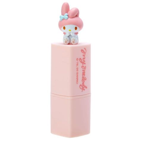 Sanrio Lip Gloss, Sanrio Figurine, Sanrio Heart, Sanrio Things, Heart Shaped Lips, Strawberry Scent, Disney Website, Hello Kitty Makeup, Cute Sanrio