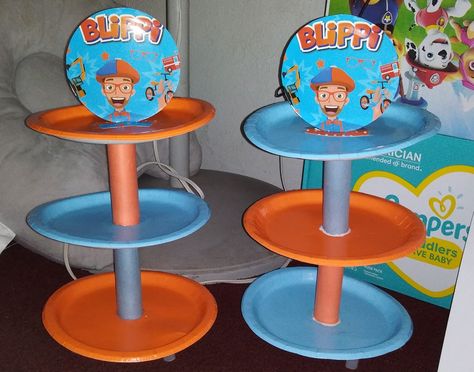 Blippi Diy Party, Blippi Party, Boy Birthday Party Themes, 3rd Birthday Cakes, Diy Cups, Paw Patrol Birthday, 3rd Birthday Parties, Boy Birthday Party, Boy Birthday Parties