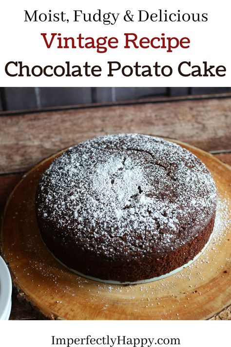 Potato Cake Recipe Easy, Potato Dessert Recipes White, Chocolate Mashed Potato Cake, Chocolate Potato Cake 1912, Desserts With Potatoes, Potato Baking Recipes, Vintage Dessert Recipes, Potato Dessert Recipes, 1940s Recipes