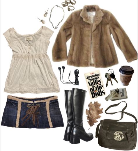 Midwest Aesthetic Outfit, Coquette Fall Outfits Aesthetic, Winter Fashion Coquette, Midwest Fashion, Coquette Clothes Winter, Cute Coquette Fall Outfits, Autumn Coquette Outfits, Outfit Layouts, Winter Fairy Coquette Outfits