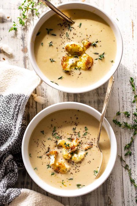 It's soup season and I'm rounding up all of my cozy favorites!  These paleo soups, chilis and stews are nourishing, simple to prepare and of course delicious!  Most are Whole30 and keto friendly as well. #paleo #whole30 #cleaneating Whole 30 Soup Recipes, Keto Cauliflower Soup, Whole30 Sausage, Cream Of Cauliflower Soup, Whole30 Soup, Cream Of Cauliflower, Whole 30 Soup, Whole30 Soup Recipes, Paleo Running Momma