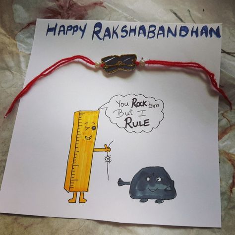 Rakshabandhan Gift Ideas For Brother, Rakhi Cards Handmade Diy, Rakhi Cards Handmade, Diy Rakhi Cards, Rakshabandhan Cards, Cards Doodle, Rakhi Message, Rakhi Quotes, Raksha Bandhan Cards