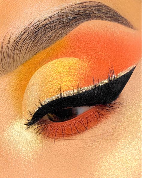 Carnival 3 Palette Looks, Sunrise Makeup Looks, Sunset Eyeshadow Looks, Sunset Makeup Looks, Sunrise Makeup, Sunset Eyeshadow, Got2b Glued, Sunset Makeup, Carnival Makeup