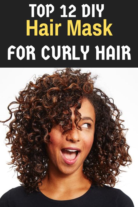 Naturally Curly Hair Highlights, At Home Curly Hair Mask, Hair Mask Curly Hair Diy, Diy Hair Mask For Curly Hair, Curly Hair Mask Diy Curls, Diy Curly Hair Mask, Curly Hair Mask Diy, Home Made Hair Mask For Curly Hair, Frizzy Hair Remedies Diy