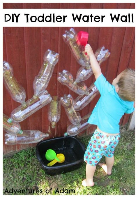 This looks like so much fun! I know it’s meant for little kids but I bet it would be fun to make and enjoy as an adult, maybe add a water pump to make it a fountain? Pop on over to the blog A… Water Wall, Kids Outdoor Play, Diy Toddler, Outdoor Classroom, Water Walls, Toddler Play, Toddler Fun, Backyard Fun, Sensory Activities