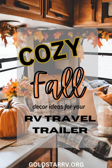 Transform your RV into a cozy autumn haven with these delightful RV Fall Decor ideas. From rustic accents to warm colors, I'll show you how to embrace the season on the road. Rv Travel Trailers, Cozy Fall Decor, Rv Accessories, Fall Decor Ideas, Cozy Autumn, Autumn Cozy, Cozy Fall, On The Road, Warm Colors