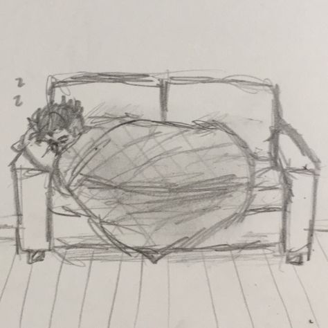 Bed Drawing Aesthetic, Person Dreaming Drawing, Waking Up From Bed Drawing, Man In Bed Drawing, Lazy Drawing Poses, Person Sleeping In Bed Drawing, Sleepy Person Drawing, Sleeping On Boyfriend Chest, Person Sleeping Drawing Reference