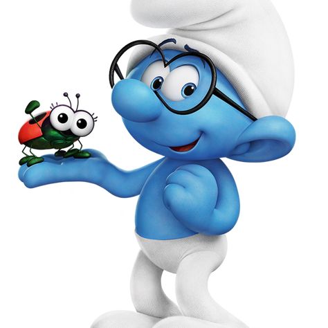 Brainy Smurf | Sony Pictures Animation Wiki | Fandom Smurfs Movie, The Lost Village, Smurfs Party, Smurf Village, Baby Cartoon Drawing, Lost Village, The Smurfs, Karakter Disney, Film Disney