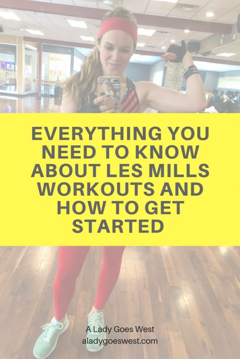 Everything you need to know about Les Mills workouts and how to get started by A Lady Goes West Les Mills Workout, Body Pump Workout, Les Mills Body Pump, 12 Week Workout Plan, Topics To Write About, Body Attack, Workouts At Home, Les Mills, Body Pump