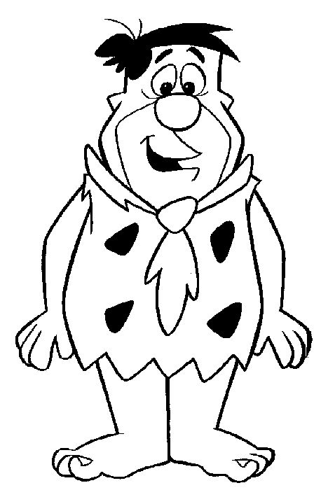 fred-de-face.gif (468×710) Easy Cartoon Characters, Fred Flintstone, Classic Cartoon Characters, Cartoon Coloring Pages, Simple Cartoon, Stone Age, Classic Cartoons, Caricatures, Coloring Pictures