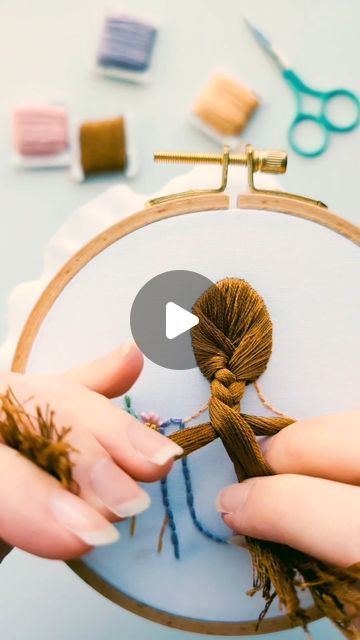 Julie Stuart ⋒ on Instagram: "🥁 Drumroll, please… I’m super excited to announce our latest beginner kit - Daphne Beginner Hairstyle! 👩🏻‍🦱💕

If you’ve been wanting to try hairstyle embroidery but felt so nervous because you’re only a beginner, then this is your chance. This hairstyle kit is made for anyone, even beginners, and it comes with a full video experience. So even if you don’t have any experience stitching hair, you can jump right into this one! 

We know this kit will be super popular, so grab your kit today while stocks last: cleverpoppy.com 🎉🪡

#embroidery #modernembroidery #DIY #beginnerembroidery #embroideredhair" Hair Kit, Try On Hairstyles, Handmade Embroidery Designs, Modern Embroidery, Embroidery For Beginners, Super Excited, Embroidery Designs, Stitching, Felt