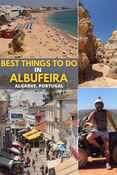 Things To Do In Albufeira, Albefuria Portugal, Albufeira Portugal Old Town, Albufeira Portugal Things To Do, Algarve Portugal Things To Do, Albufeira Old Town, Portugal Destinations, Portugal Albufeira, Portugal Roadtrip