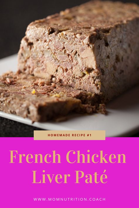 Beef Pate Recipe, Liver Pate Recipe Beef, Chicken Liver Terrine, Beef Liver Pate, Chicken Liver Pate Recipe, Liver Pate Recipe, Offal Recipes, Chicken Liver Recipes, French Chicken