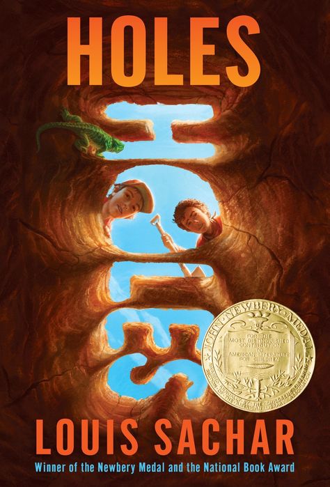 Holes Book vs Movie Holes By Louis Sachar, Holes Book, Louis Sachar, Reluctant Readers, Read Aloud Books, Middle Grade Books, Family Reading, National Book Award, Grade Book