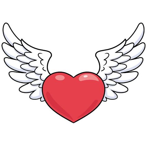 Learn to draw a heart with wings. This step-by-step tutorial makes it easy. Kids and beginners alike can now draw a great heart with wings. New Drawing Ideas, Draw A Heart, Sacred Heart Art, Easy Drawing Guides, Drawing Steps, Drawing Guides, Cartoon Drawing Tutorial, Wings Drawing, Easy Cartoon Drawings