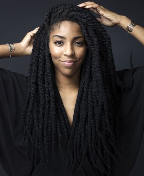 Curly Marley Twists Long, Marley Twist Hairstyles Medium, Big Marley Twists Long, Lounge Hairstyles, Jumbo Marley Twists Long, Mid Length Marley Twists, Brown Marley Twists Long, Long Marley Twists, Marley Twist Styles