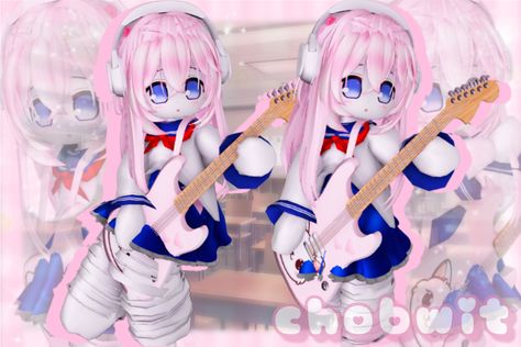 roblox: chobwit 🎧⊹♡ Kawaii Emo, Emo Roblox Avatar, Eye Drawing Tutorials, Female Avatar, Chibi Girl, Roblox Memes, Anime Crafts, Cute Games, Roblox Pictures