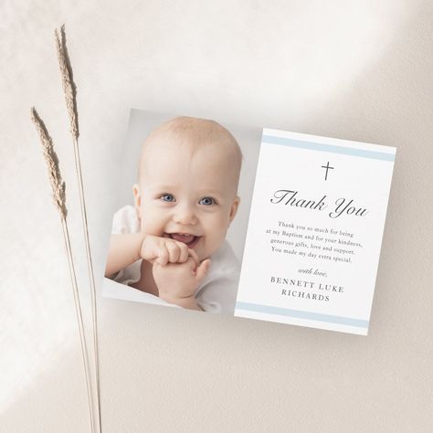 Baptism Thank You Cards, Christian Cards, Cardboard House, Thank You Postcards, Boy Baptism, Cardboard Art, Baptism Girl, Baptism Invitations, Christening Gifts