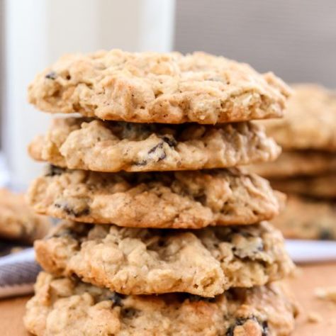 Coconut Oatmeal Raisin Cookies (VIDEO) - Valentina's Corner Cowboy Cookie, Cowboy Cookie Recipe, Cookie Recipes Oatmeal Raisin, Coconut Oatmeal, Cowboy Cookies, Honey Cookies, Oats And Honey, Oatmeal Raisin Cookies, Raisin Cookies